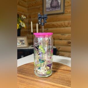 SKELETON & COCKTAILS Glass HALLOWEEN Tumbler